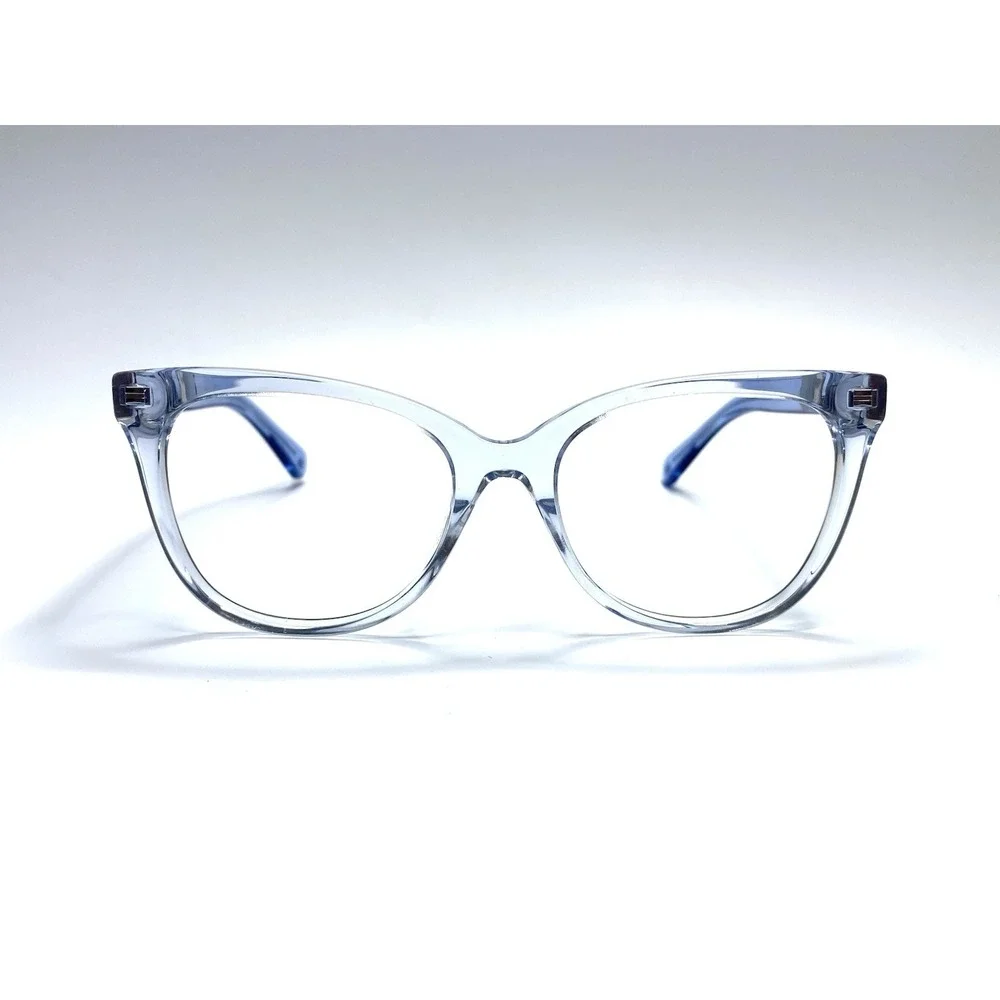 New Kate Blue Clear Cat Eye Frame Eyeglasses Nevaeh PJP 50 17 140